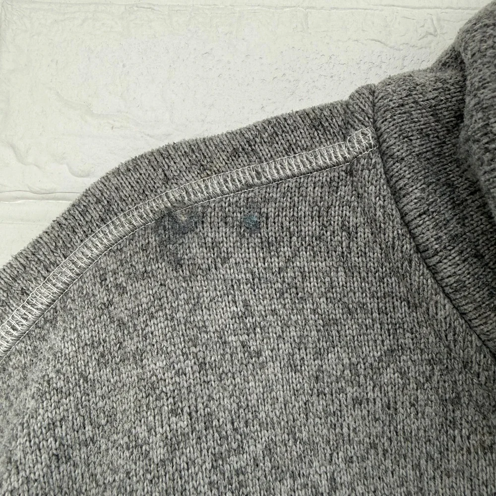 THE NORTH FACE Gordon Lyons 1/4 Zip Fleece Sweater Mens XL Gray Pullover